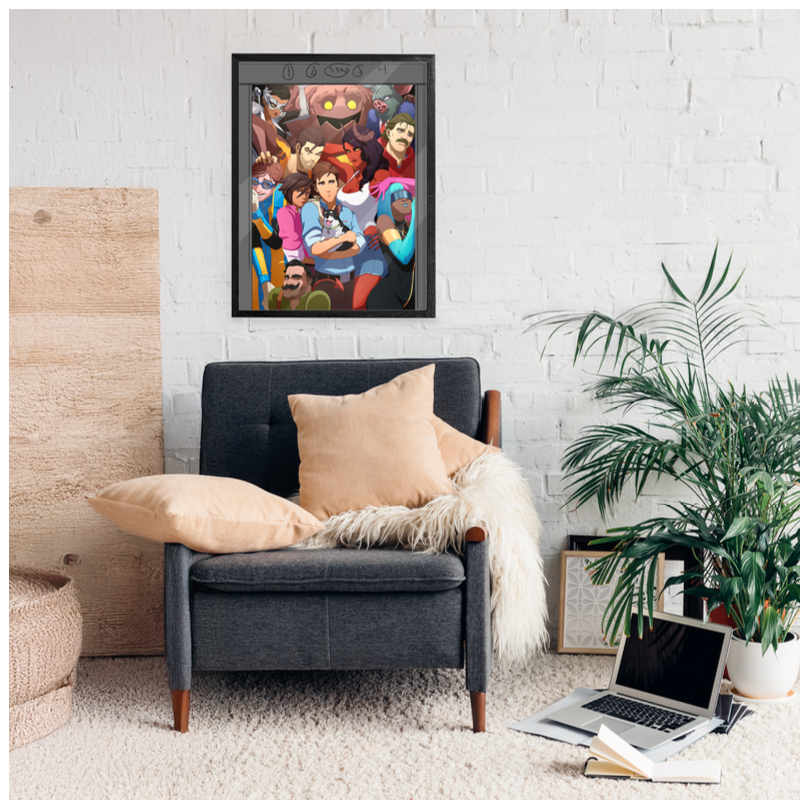 Z Team Elevator Art Print